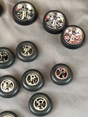 Vintage Model Car Kit Parts 1:24 1:25 JUNKYARD LOT TIRES WINDSHIELD + More!