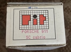 Build PIT Porsche 911 Car 1:43 SC Cabrio Italy 1976