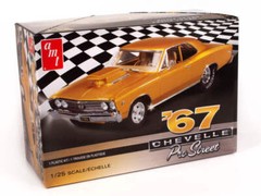 amt 876 1/25 1967 Chevy Chevelle Pro Street Skill Level 2 Plastic Model Kit