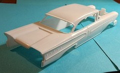 🔥58 EDSEL PACER – BODY – AMT 1087M – MODEL KIT PARTS LOT JUNKYARD SLOT CAR🔥