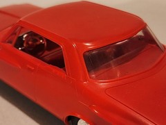 Vintage Jo-Han 1962 Plymouth Fury HT 1/25 Scale Built Kit – Nice, Unpainted Red