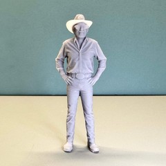 6 Race Car Driver #43 for Display or Diorama 1/24 1/25