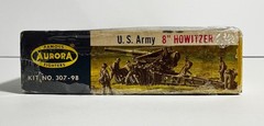 RARE SEALED Aurora #307-98 1/48 Scale U.S. Army M115 8″ Howitzer – Vintage 1963