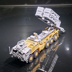 1/35 M142 High Mobility Artillery Rocket System with MKR18 Model Kit 3D Printed