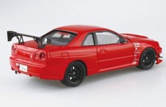Aoshima 1/24 Scale The Tuned Car Model Kit MCR Nissan Skyline GT-R R34 BNR34 ’02