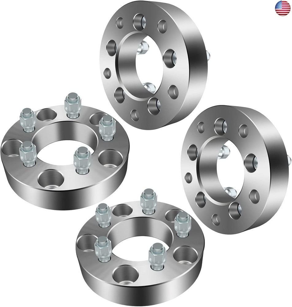 SCITOO 4Pcs Wheel Adapters 1.5 inch 5×135 to 5×4.5 Bore 87.1mm Studs 12×1.5 5
