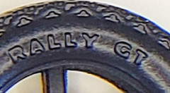 Set of 2 Good Year Rally GT tires 1:25, model, junkyard (3)