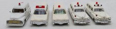 Busch & Other Assorted HO Scale Ambulance Cars [5] LN