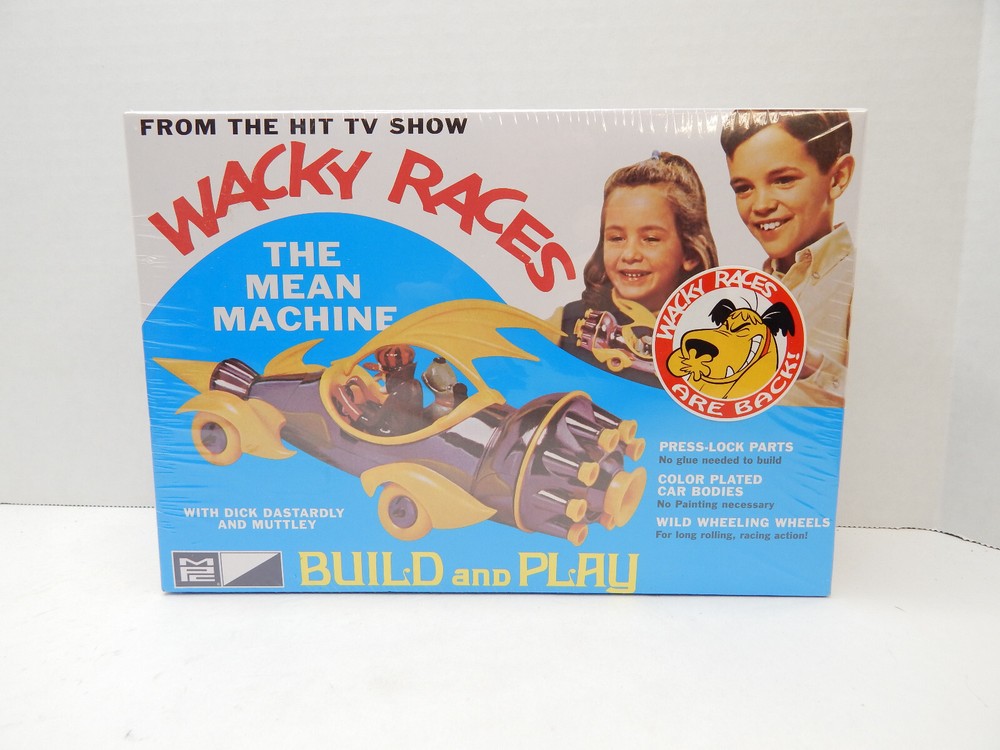 MPC Wacky Races “The Mean Machine” Build and Play Model Kit NEW & SEALED