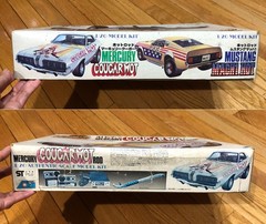 USA MERCURY COUGAR HOT ROD 1/20 MODEL KIT ARII VINTAGE