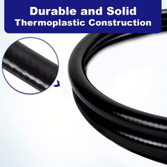 48 In. 3/8 In. I.D. Female Flare Fitting RV Low Pressure Quick Connect Pigtail