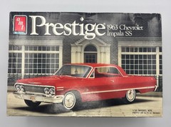 AMT, Ertl, Prestige, 1963 ,Chevrolet Impala SS, 1:25 Plastic Model Kit, Open Box