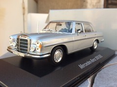 1/43 MINICHAMPS Mercedes 300 SEL, 1968 . fast sports sedan, silver mint+++!