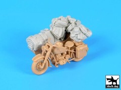 Black Dog 1/48 BMW R75 Motorcycle & Sidecar Stowage Accessories (Tamiya) T48070