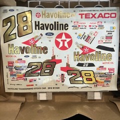 Monogram Stock Car + Davey Allison’s Havoline Thunderbird 1:24 Model As Pictures