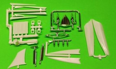 AMT 59 1959 Chrysler Imperial 1/25 HUGE Custom Show Car Parts Lot Fins
