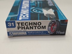1/24 Techno Phantom 14″ Tire Wheel Set AOSHIMA CAR MODEL ACCESSORY