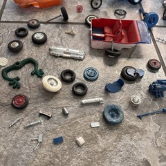 VINTAGE LOT MODEL KITS PLASTIC CARS HOT ROD PARTS and built body