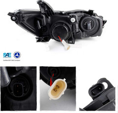– for 2015-2017 Toyota Camry LED Light Tube DRL Projector Pair Headlights – Pair