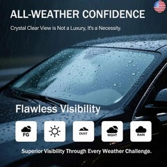 Compatible With Chevrolet Corvette 2005-2024 Front Windshield Wipers Water