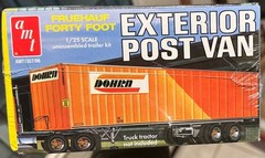 AMT 1:25 40′ Fruehauf Exterior Post Trailer Dohrn, AMT1357/06 New Sealed