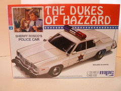 NEW SEALED 2009 1:25 MPC THE DUKES OF HAZZARD SHERIFF ROSCO’S POLICE CAR MPC707