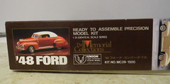 The Memorial Collections By Union 1948 Ford Convertible 1/25 Scale Unassembled