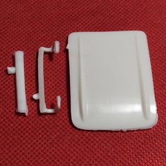 Stock Hood & Hinge 1960 Chevy Corvette 1:25 Scale Model Car Part MPC