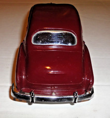 Vintage 1951 Chevrolet 4 Door Sedan Dark Maroon Dealer Promo Car Bank