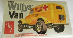 AMT 1933 Willys Van 1:25 Plastic Model Kit 6182 427 Cammer NIB