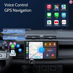 Double Din Car Stereo Radio with 7 inch HD Touchscreen, Wireless Apple Carplay