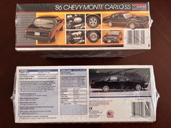 Revell/Monogram 86 Monte SS #2731 & Impala SS #85-6399 models. Set of 2. Sealed.