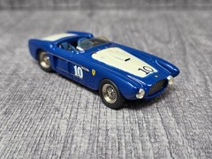 Vintage Tameo Ferrari 340 1952 Cabriolet Mexico Blue 1/43 Built Model
