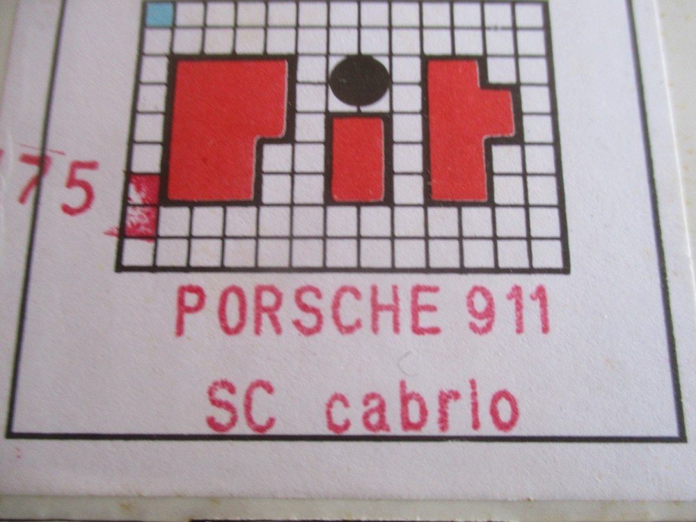 🏁PIT #75 PORSCHE 911 SC CABRIO SPORTS CAR RESIN & METAL 1:43 KIT 🏁 MORE LISTED