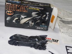 1989 MICHAEL KEATON KABAYA DC COMIC BATMOBILE BATMAN MOVIE MODEL KIT BUILT