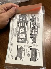 Slixx Decals 1307 1/25 Scale #8 Circuit City Monte Carlo Hut Stricklin NASCAR