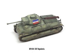 1/72 RP1034 Yugoslavia S35 6 Pounder Gun Type Medium Tank Finished Model