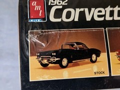 Vintage 1/25 AMT ERTL 1962 CORVETTE 3 in 1 CUSTOMIZING KIT FACTORY SEALED 1986