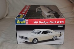 1995 Revell ’69 Dodge Dart GTS 1/25 Scale Plastic Model Kit #7603 NEW OPEN BOX