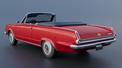 ABS-LIKE RESIN 3D PRINTED 1/25 1965 PLYMOUTH VALIANT CONVERTIBLE FULL KIT