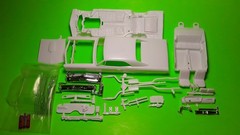 1967 GTO Pontiac 1/25 Body Glass Hood Dated Bumpers Interior Tub Frame Taillamps
