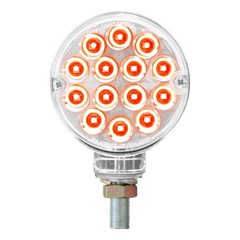 Gg Grand General 75192 Amber/Red/Clear 3 Inches Double Face Pearl Led Pedestal