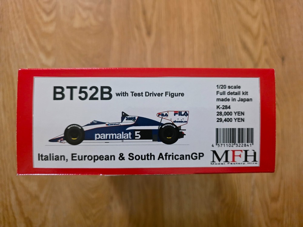 1/20th MFH (Model Factory Hiro) Brabham BT52B Full Detail Model Kit #K-284