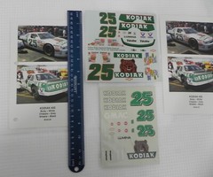 Blue Ridge #25 Kodiak 4 Piece 1991-93 Ken Schrader 1/24 Nascar decals