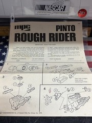 MPC Rough Rider Pinto Modified Stocker Dirt Track Original Instructions Manual