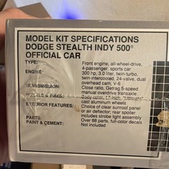 🚨AMT Dodge💪🏼Stealth Indy🏁500🔔Official Car NASCAR🏆Racing 1/25 Sealed
