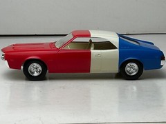 Jo-Han 1969 AMC Javelin SST Promo Car with Original Box, Red to Blue