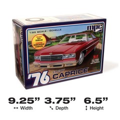 Mpc 1976 Chevy Caprice W/Trailer 2T 125 Scale Model Kit Mpc963M