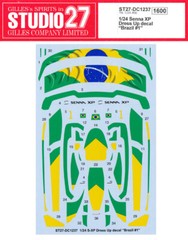 STUDIO27 McLaren Senna Dressup decal Brazil #1 1/24 decal