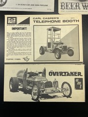 Vintage Monogram Model Kit Instructions Tijuana Taxi Paddy Wagon Red Baron More